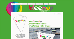 Desktop Screenshot of kleenup.me