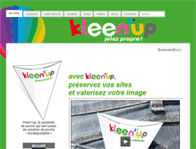 Tablet Screenshot of kleenup.me